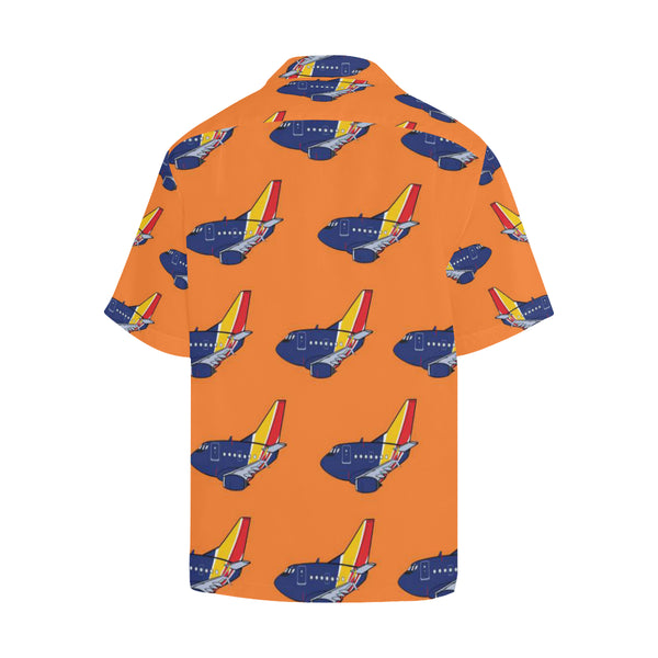 737 WN Orange Hawaiian Shirt...Shipping Included!!!