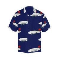 A 320 Mother D Navy Blue Hawaiian Shirt