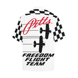 Pitts Freedom Flyers White Hawaiian Shirt