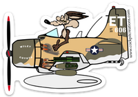 A-1 Skyraider "Wiley" Sticker