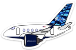 A 220 jetBlue Sticker