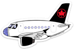A 320 Air Canada Mask Sticker