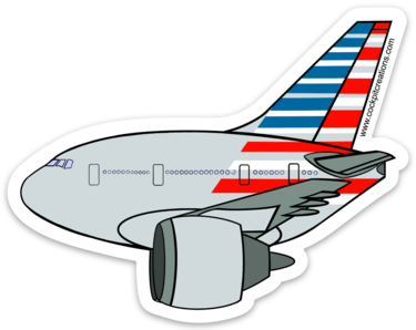 777 AA Sticker