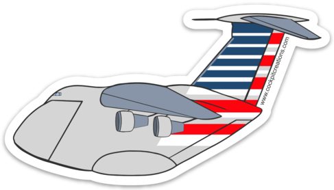 C-5 Galaxy AA Sticker