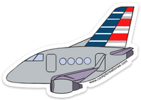 EMB-170 AE Sticker