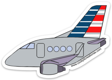 EMB-170 AE Sticker