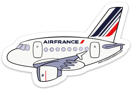 A 320 Air France Sticker