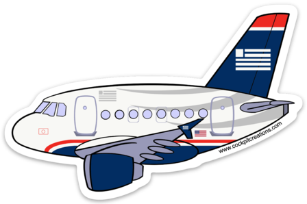 A 320 Cactus Sticker