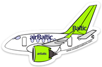 A 220 CanaBus AirBaltic Sticker