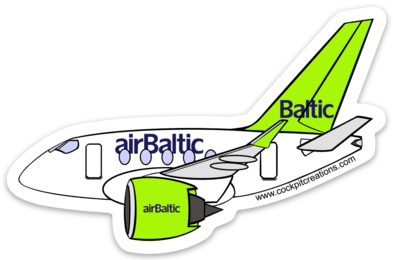 A 220 CanaBus AirBaltic Sticker