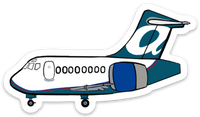 B 717 AirTran Sticker