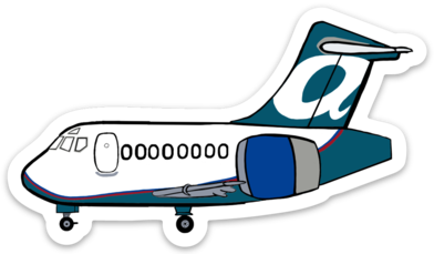 B 717 AirTran Sticker