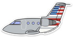 CRJ Eagle Sticker