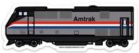 Amtrak Retro Sticker