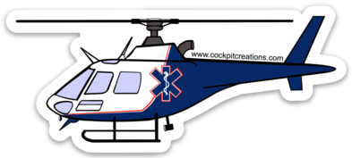 Astar Helicopter Sticker-Large