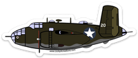 B-25 11th Bomber Squadron Sticker