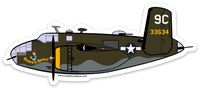 B-25 Rosie's Reply Sticker