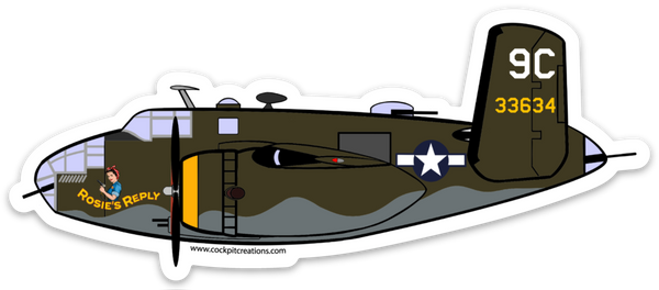 B-25 Rosie's Reply Sticker