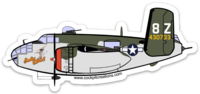 B-25 Sandbar Mitchell Sticker