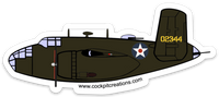 B-25 Doolittle Raider Sticker