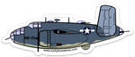B-25 Navy Sticker