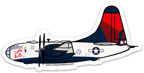 B-29 Delta Belle Sticker