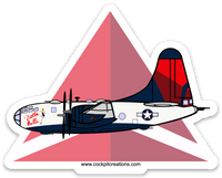 B-29 Delta Belle Widget Sticker