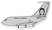 B-707 Omega Tanker Sticker