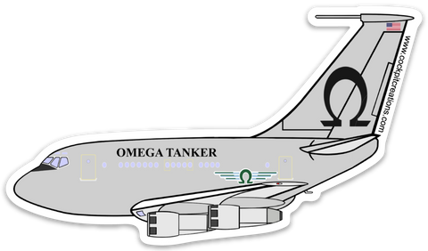 B-707 Omega Tanker Sticker