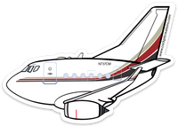 B-737 BBJ Sticker