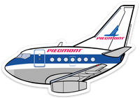 B-737-200 Piedmont New Sticker