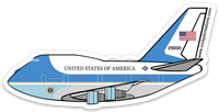 B-747 Air Force One Sticker