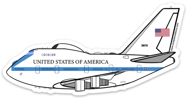 B-747 E-4B Nightwatch Sticker