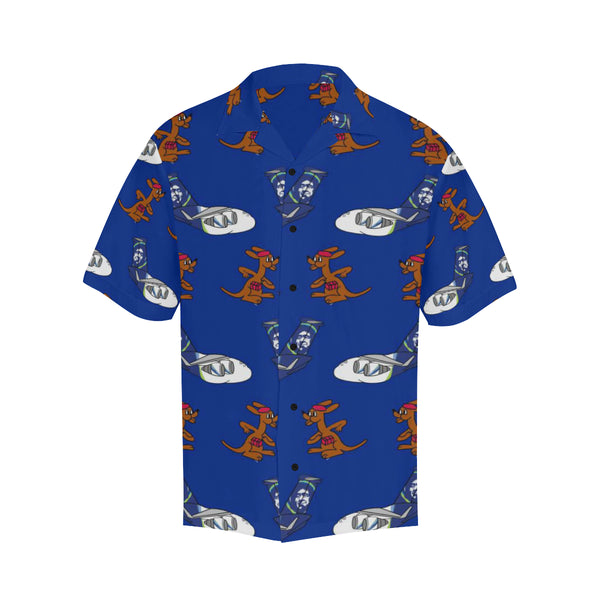 97th Roos Blue Hawaiian Shirt...Shipping Included!!!