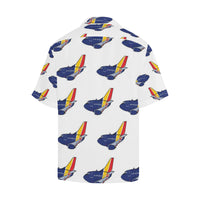 737 WN White Hawaiian Shirt...Shipping Included!!!