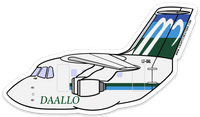 BAE 146 Daallo Sticker