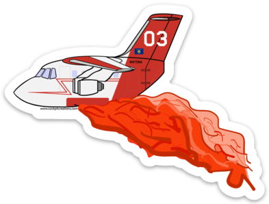 BAE 146 Fire Bomber Neptune Magnet