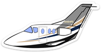 Beechjet 4FL Sticker