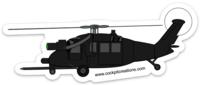 Black Hawk Night Stalker Sticker