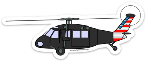 Black Hawk AE Black Sticker