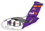 C-17 FedEx Memphis Sticker