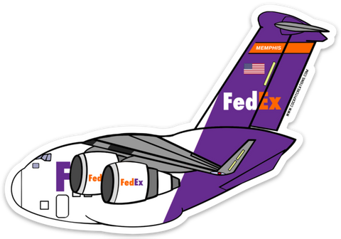 C-17 FedEx Memphis Sticker