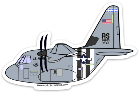 C-130 J D-Day Magnet