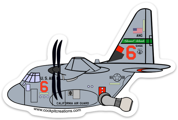 C-130 J Channel Islands MAFF Sticker
