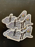 C-130 J D-Day LIT Sticker