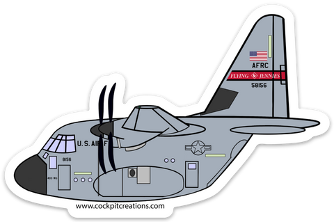 C-130 J Flying Jennies Sticker