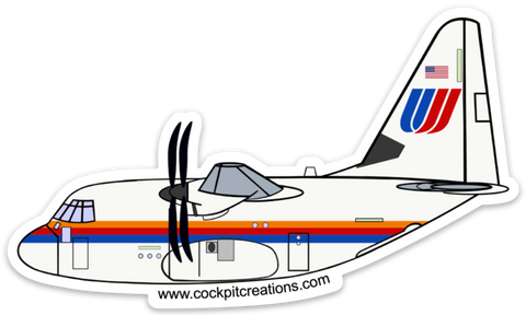 C-130 J Tulip Sticker