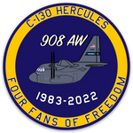 C-130 Maxwell AFB 908AW Sticker