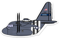 C-130 Maxwell D-Day Sticker