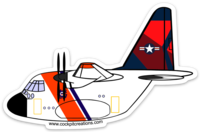 C-130 Mother D Coast Guard Sticker